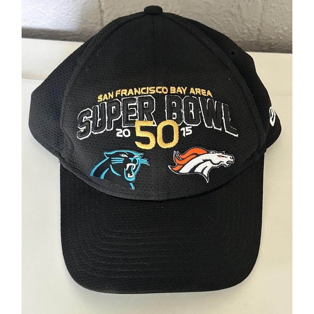 Super Bowl 50 2015 Carolina‎ Panthers vs Denver Broncos Adjustable Hat NEW ERA